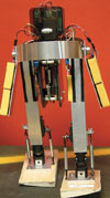 The MIT passive-dynamic powered robot. (Credit: Massachusetts Institute of Technology)